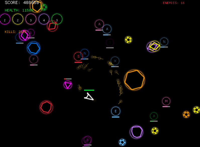 Neon Blaster Gameplay Screenshot